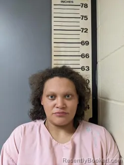 Mugshot of Radestiny Shae Cogburn booked in Covington County, Alabama on October 23, 2026