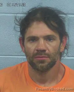 Mugshot of Justin Cox booked in Etowah County, Alabama on September 29, 2026
