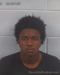 Mugshot of Devarius Harris booked in Etowah County, Alabama on October 3, 2026