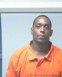 Mugshot of Orlando Harriell booked in Escambia County, Alabama on August 31, 2026