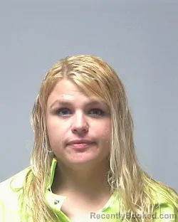 Mugshot of Anna Presley booked in Escambia County, Alabama on October 7, 2026