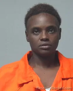 Mugshot of Brianna Robinson booked in Escambia County, Alabama on October 14, 2026