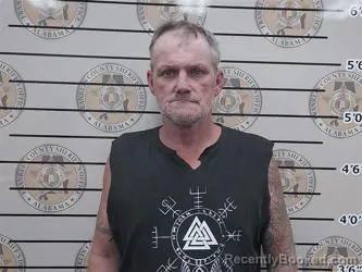 Mugshot of Frankie Vandiver booked in Franklin County, Alabama on August 7, 2026