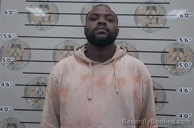 Mugshot of Tevin Jones booked in Franklin County, Alabama on August 6, 2026