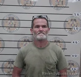 Mugshot of Jonathan Campbell booked in Franklin County, Alabama on August 7, 2026