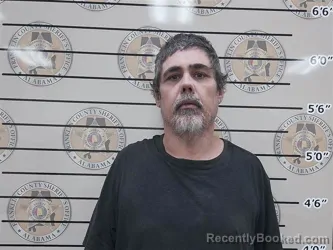 Mugshot of David Jones booked in Franklin County, Alabama on September 6, 2026