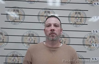 Mugshot of Kenneth Gourley booked in Franklin County, Alabama on October 23, 2026