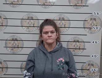 Mugshot of Amy Mitchell booked in Franklin County, Alabama on October 19, 2026