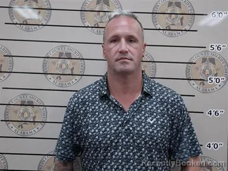 Mugshot of Justin Reynolds booked in Franklin County, Alabama on October 26, 2026