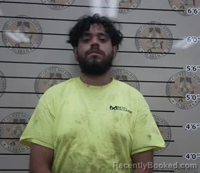 Mugshot of Kenneth Ruiz booked in Franklin County, Alabama on September 15, 2026