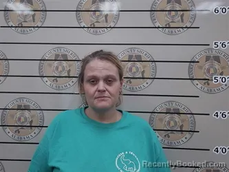 Mugshot of AMANDA DICKINSON booked in Franklin County, Alabama on August 3, 2026