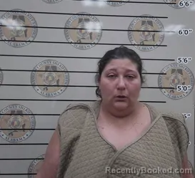Mugshot of ELIZABETH CHANDLER booked in Franklin County, Alabama on August 4, 2026