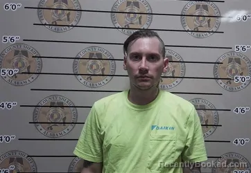 Mugshot of Bradley O'kelley booked in Franklin County, Alabama on August 6, 2026