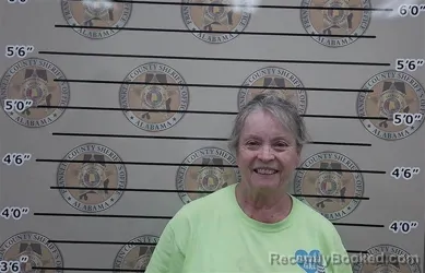 Mugshot of Edith Hester booked in Franklin County, Alabama on August 19, 2026