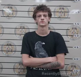 Mugshot of Colton Cosby booked in Franklin County, Alabama on August 31, 2026