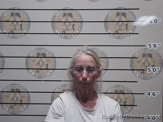 Mugshot of Nancy Hill booked in Franklin County, Alabama on September 6, 2026