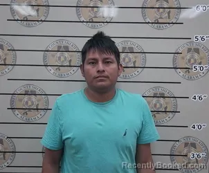 Mugshot of Miguel Carrillo booked in Franklin County, Alabama on September 8, 2026