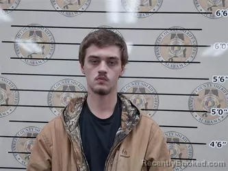 Mugshot of Jason White booked in Franklin County, Alabama on October 23, 2026