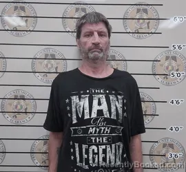 Mugshot of Danny Fisher booked in Franklin County, Alabama on September 14, 2026