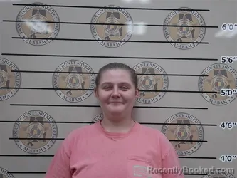 Mugshot of Lacey Crittenden booked in Franklin County, Alabama on October 1, 2026