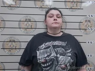 Mugshot of Kristen Bolton booked in Franklin County, Alabama on September 7, 2026