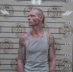 Mugshot of Daniel Jeffreys booked in Franklin County, Alabama on October 2, 2026