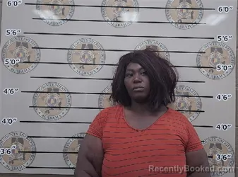 Mugshot of KATRINA LASHONE COLBURN booked in Franklin County, Alabama on June 22, 2026