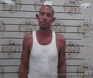 Mugshot of JEREMY RANDALL FRANKS booked in Franklin County, Alabama on July 9, 2026