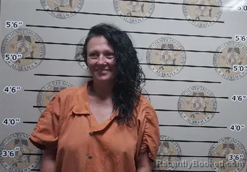 Mugshot of LESLEY MELYNA GUYTON booked in Franklin County, Alabama on July 5, 2026