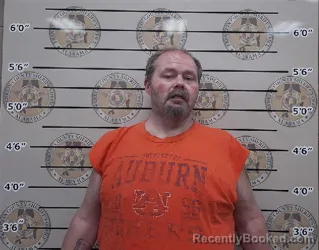 Mugshot of RICHARD LEE HUGHES booked in Franklin County, Alabama on June 23, 2026