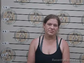 Mugshot of EMILY JOHNSON booked in Franklin County, Alabama on July 19, 2026