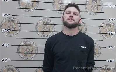 Mugshot of SHANE ONEAL JARRETT booked in Franklin County, Alabama on July 9, 2026