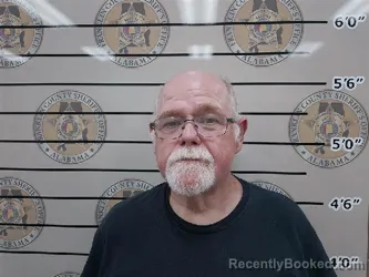 Mugshot of ROGER DALE LINGELBACH booked in Franklin County, Alabama on June 11, 2026