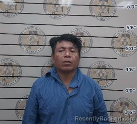 Mugshot of ROBERTO PROFIRO MARTINEZ booked in Franklin County, Alabama on July 7, 2026