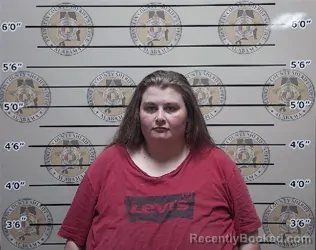Mugshot of DESTINY KAYE REID booked in Franklin County, Alabama on July 2, 2026