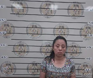 Mugshot of MARIA ZACARIAS LARES booked in Franklin County, Alabama on June 25, 2026