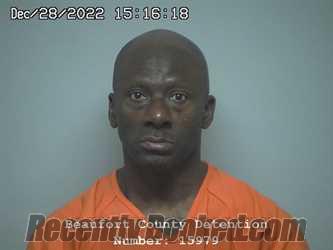 Booking photo from Beaufort County, South Carolina