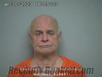 Booking photo from Beaufort County, South Carolina