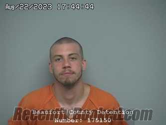 Booking photo from Beaufort County, South Carolina