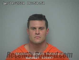 Booking photo from Beaufort County, South Carolina