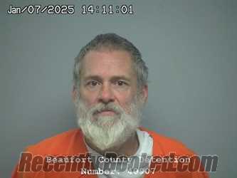 Booking photo from Beaufort County, South Carolina