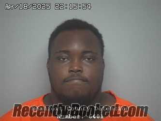 Booking photo from Beaufort County, South Carolina