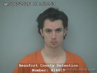 Booking photo from Beaufort County, South Carolina