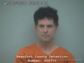 Booking photo from Beaufort County, South Carolina