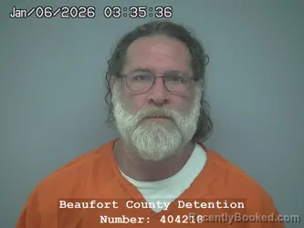 Booking photo from Beaufort County, South Carolina