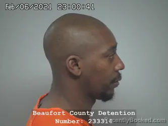 Booking photo from Beaufort County, South Carolina