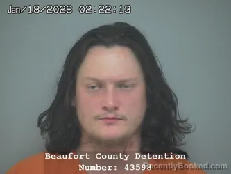 Booking photo from Beaufort County, South Carolina