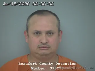 Booking photo from Beaufort County, South Carolina