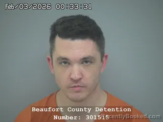 Booking photo from Beaufort County, South Carolina