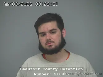 Booking photo from Beaufort County, South Carolina